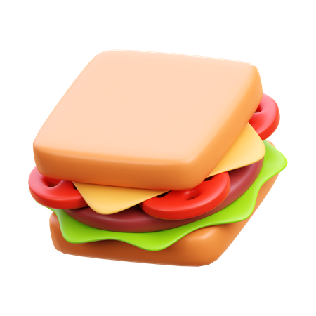 Sandwich  3D Icon