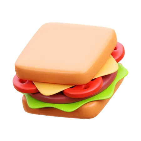 Sandwich  3D Icon