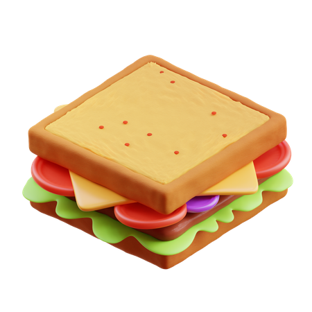 Sandwich  3D Icon