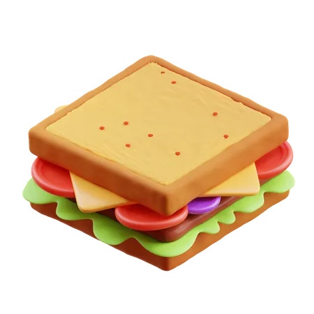 Sandwich  3D Icon