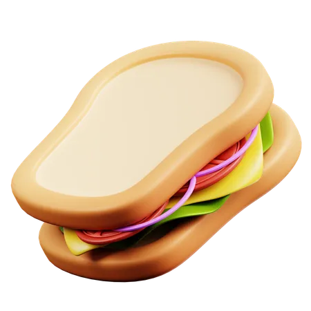 Sandwich  3D Icon