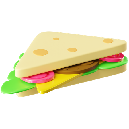 Sandwich  3D Icon