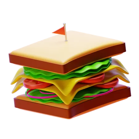 Sandwich  3D Icon