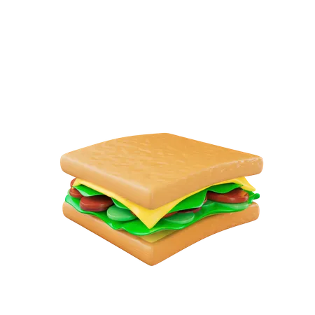 Sandwich  3D Icon