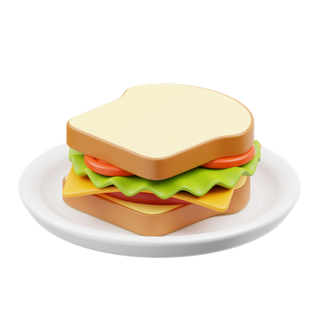 Sandwich  3D Icon