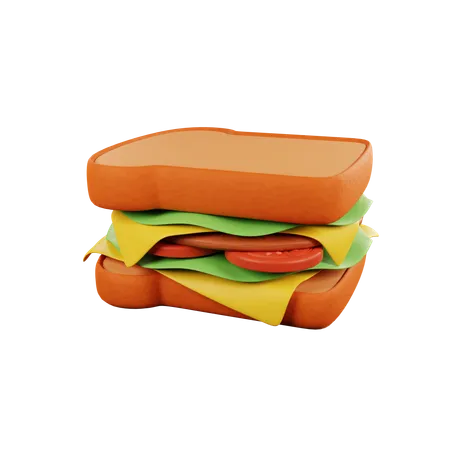 Sandwich  3D Icon