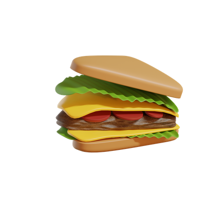 Sandwich  3D Icon