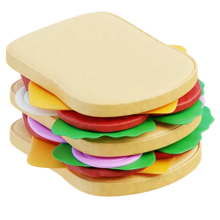 Sandwich  3D Icon