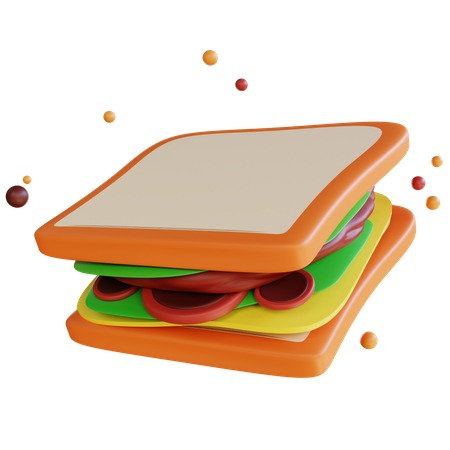 Sandwich  3D Icon