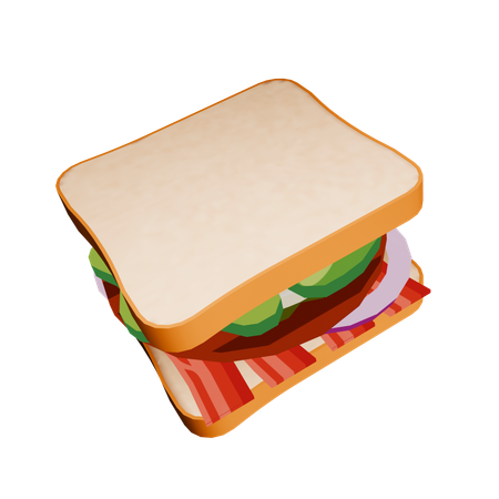 Sandwich  3D Icon