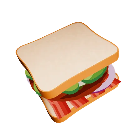 Sandwich  3D Icon