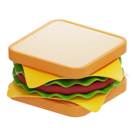 SANDWICH  3D Icon