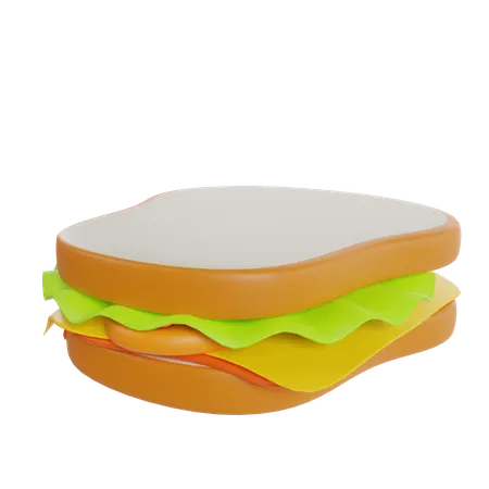 Sandwich  3D Icon