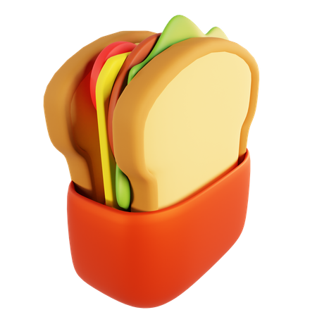 Sandwich  3D Icon