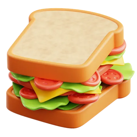 Sandwich  3D Icon