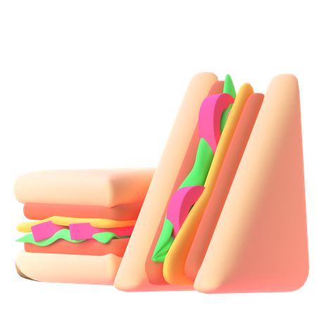 Sandwich  3D Icon