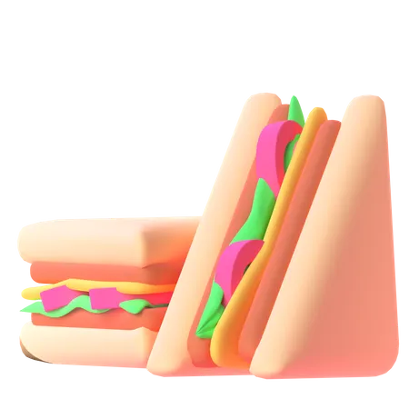 Sandwich  3D Icon