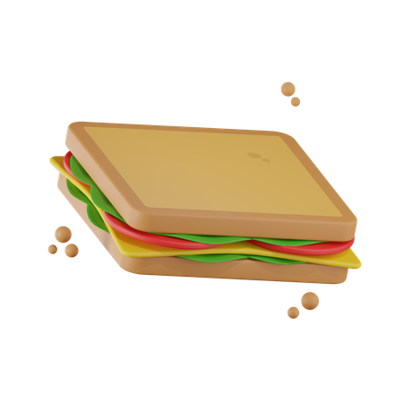 Sandwich  3D Icon