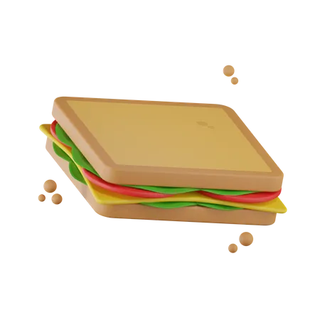 Sandwich  3D Icon