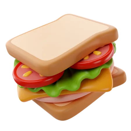 Sandwich  3D Icon