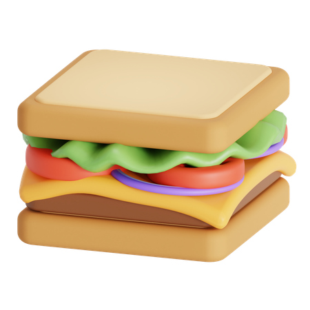 Sandwich  3D Icon