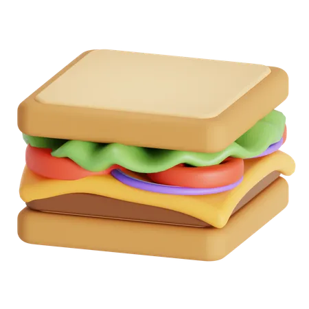 Sandwich  3D Icon