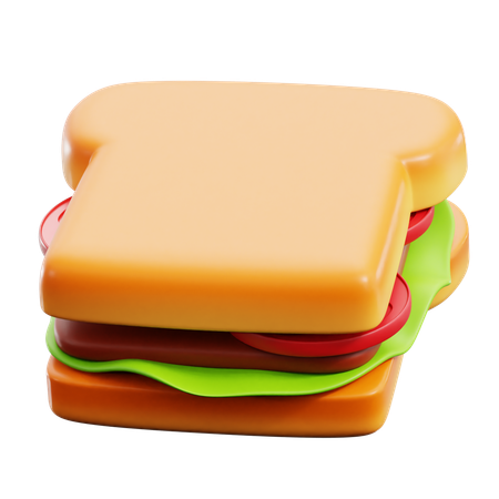 Sandwich  3D Icon