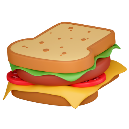 Sandwich  3D Icon