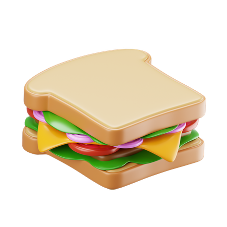 Sandwich  3D Icon