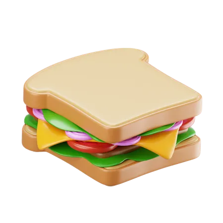 Sandwich  3D Icon