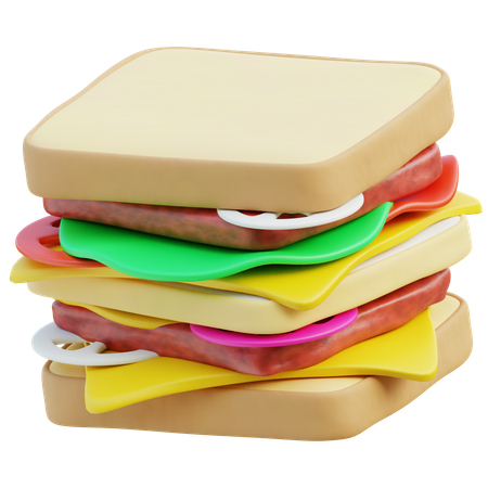 Sandwich  3D Icon