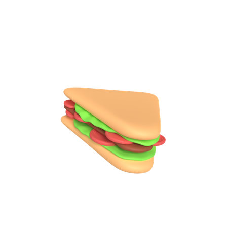 Sandwich  3D Icon