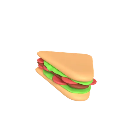 Sandwich  3D Icon