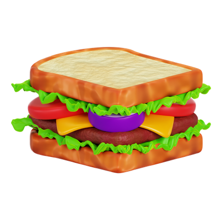 Sandwich  3D Icon