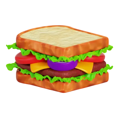 Sandwich  3D Icon