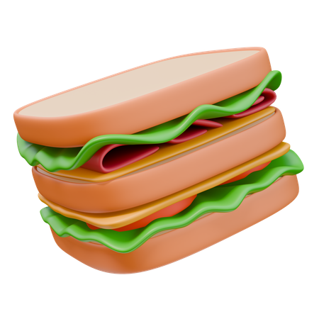 Sandwich  3D Icon