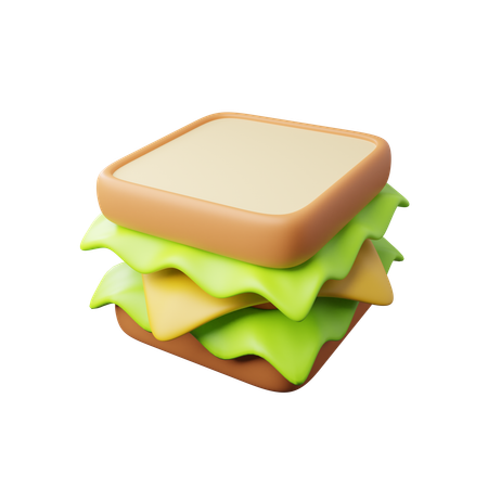 Sandwich  3D Icon