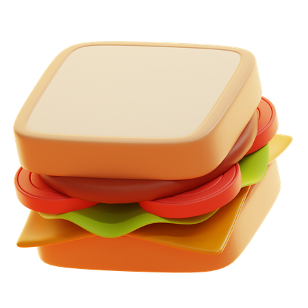 SANDWICH  3D Icon