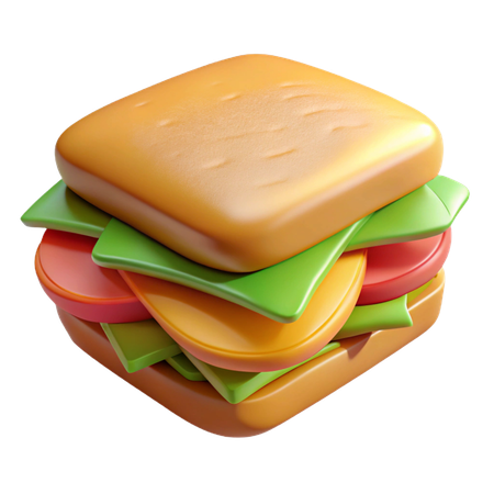 Sandwich  3D Icon