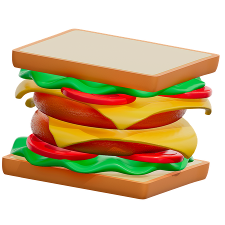 Sandwich  3D Icon