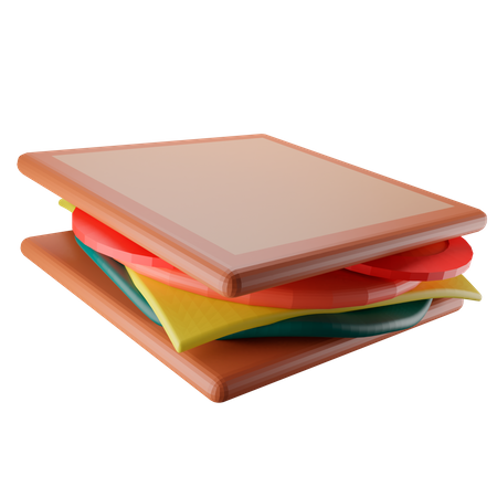 Sándwich  3D Icon