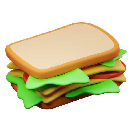 Sandwich  3D Icon