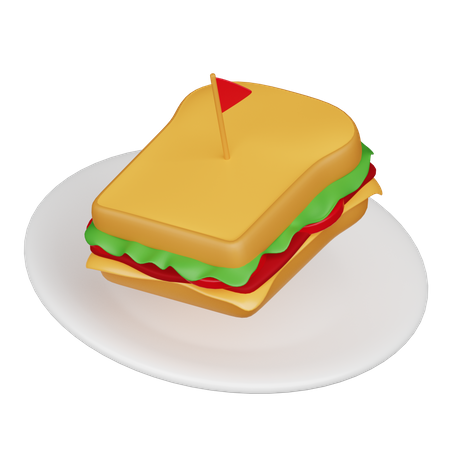 Sandwich  3D Icon