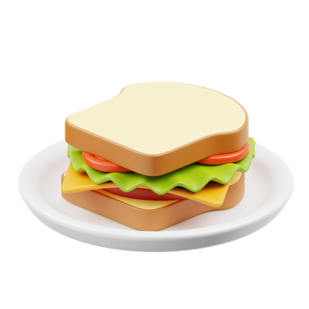 Sandwich  3D Icon