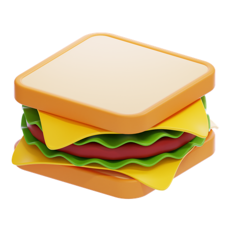 SANDWICH  3D Icon