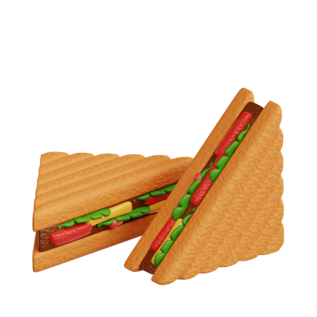Sandwich  3D Icon