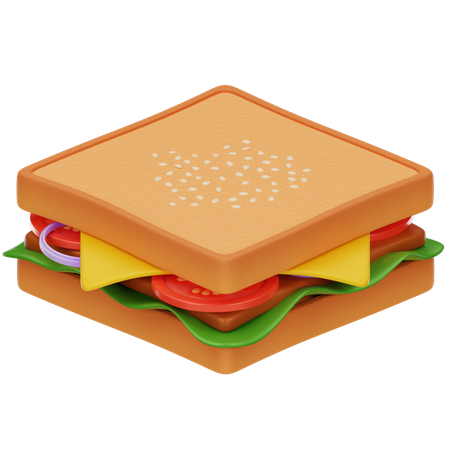 Sandwich  3D Icon