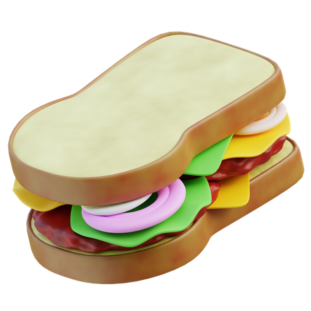 Sandwich  3D Icon