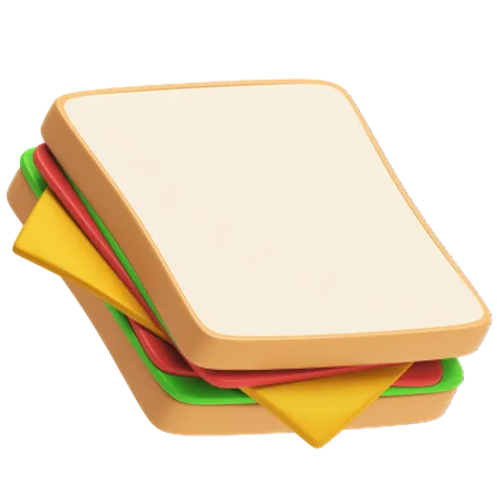 Sandwich  3D Illustration