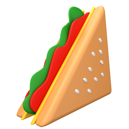 Sandwich  3D Illustration